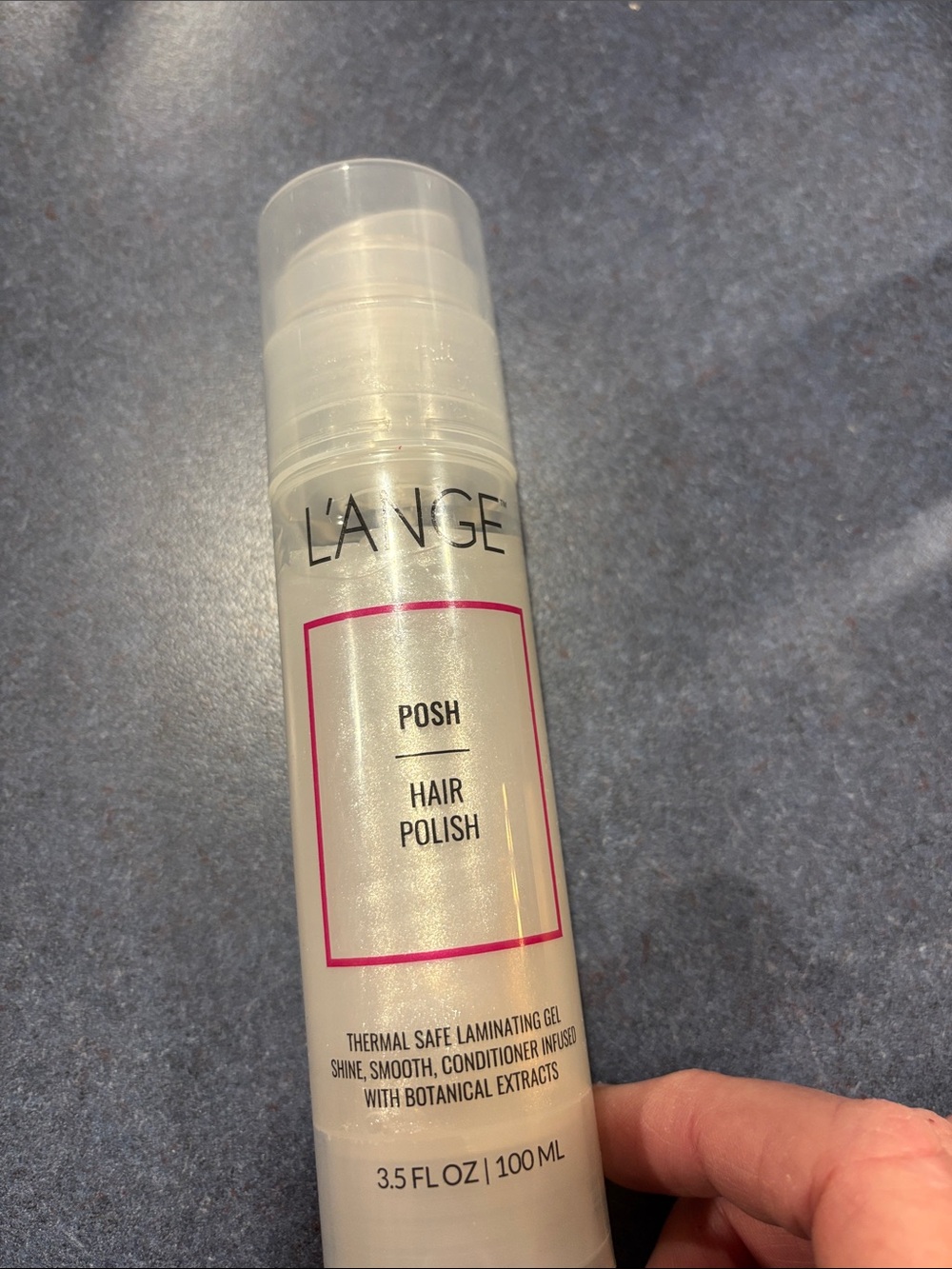 Lange Posh Hair Polish - Pearlescent White